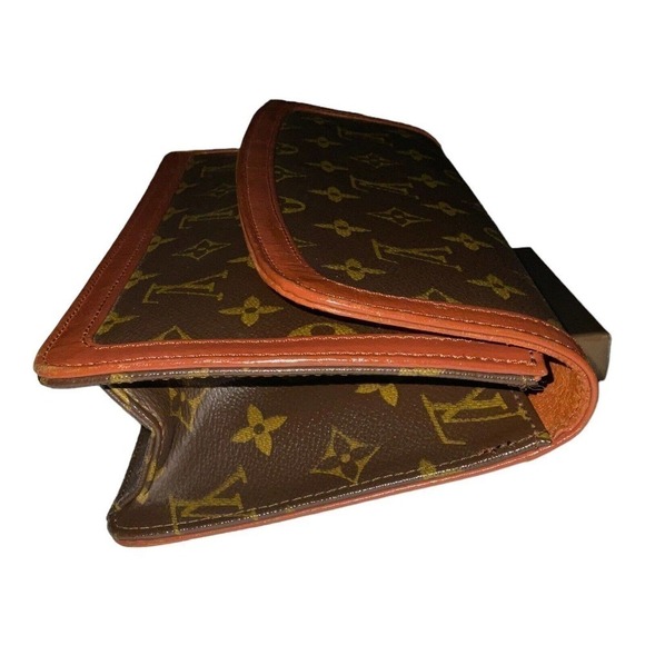 Louis Vuitton Pochette Dame Clutch GM Brown Leather - Picture 7 of 16